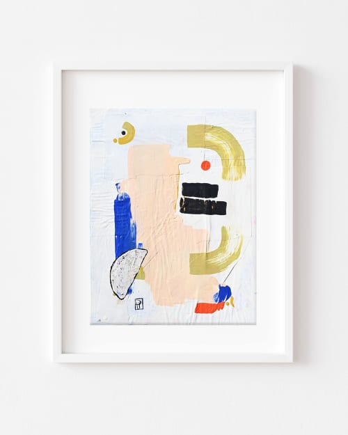 Stay for the Weekend | Print | Mixed Media in Paintings by by Danielle Hutchens. Item composed of paper & synthetic