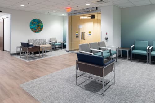 Gaia | Tapestry in Wall Hangings by Leisa Rich | Emory Women’s Center at Emory Decatur Hospital in Decatur. Item made of wood & fabric