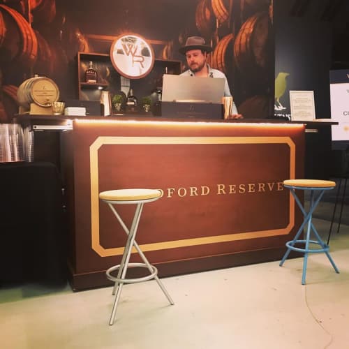 Corxtool | Bar Stool in Chairs by Eugene Stoltzfus | Barker Hangar in Santa Monica. Item composed of wood and steel