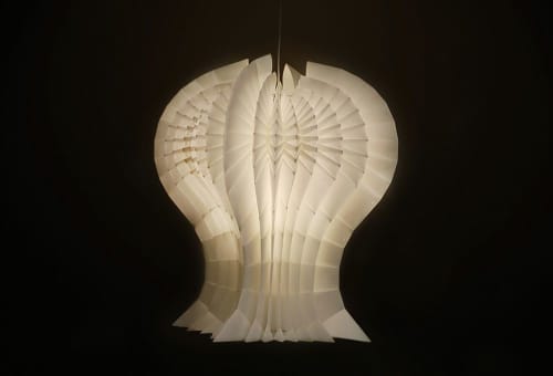 Punica | Pendants by Jiangmei Wu. Item composed of steel