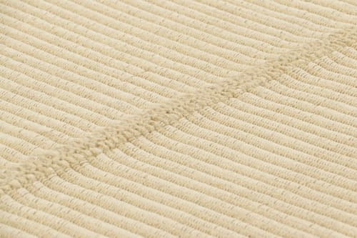 Rug & Kilim’s Contemporary Kilim in Beige and Ivory White | Area Rug in Rugs by Rug and Kilim