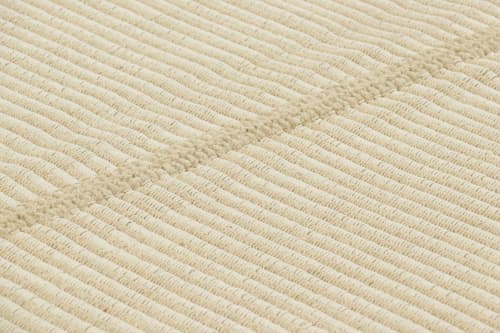 Rug & Kilim’s Contemporary Kilim in Beige and Ivory White | Area Rug in Rugs by Rug and Kilim