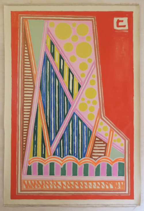 Piano painting | Oil And Acrylic Painting in Paintings by Hikaru O. Item made of canvas compatible with minimalism and contemporary style