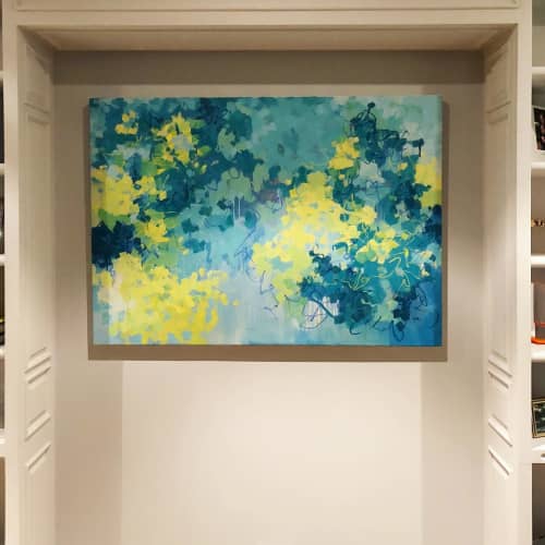 “Garden Bloom” | Oil And Acrylic Painting in Paintings by Cameron Schmitz. Item composed of canvas