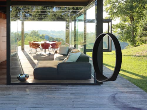 Swing model n.1 - Indoor version | Swing Chair in Chairs by Iwona Kosicka Design. Item made of oak wood & steel