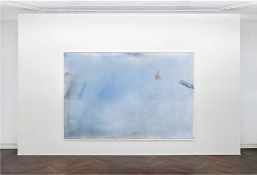 'dream house in tribeca', 48" x 72" | Oil And Acrylic Painting in Paintings by maja dlugolecki. Item composed of canvas & synthetic