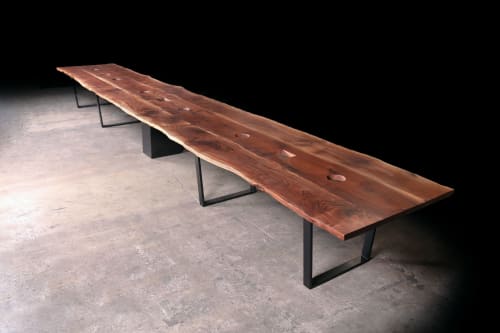 Custom Conference Tables | Tables by Urban Lumber Co. | Eugene, OR in Eugene. Item composed of wood and metal
