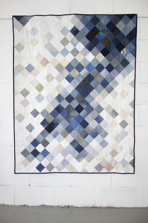 Dark To Light Quilt | Tapestry in Wall Hangings by DaWitt