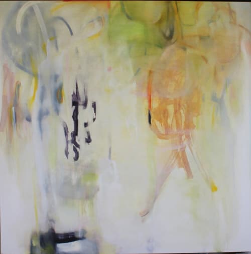 Cradling Alchemy | Oil And Acrylic Painting in Paintings by Anne C. Faber | Advocate Good Shepherd Hospital in Barrington. Item composed of canvas and synthetic