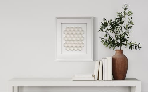 KIKKŌ 31 on-edge paper art | Wall Sculpture in Wall Hangings by JUDiTH+ROLFE. Item made of paper compatible with minimalism and contemporary style