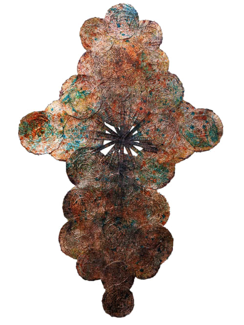 Vertical Dimensional Z 2020 | Mixed Media by Garry Grant Studio | Garry Grant Studio in New York. Item composed of paper