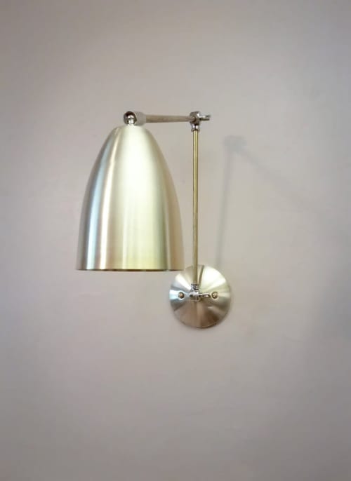 Kitchen Shelves Adjustable Wall Light - Industrial Sconce | Sconces by Retro Steam Works. Item composed of metal in mid century modern or industrial style