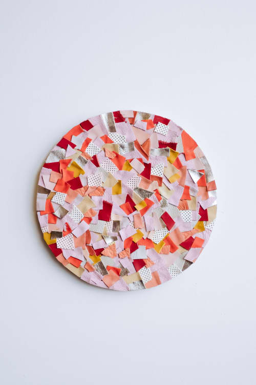 Sunshine Peace | Mixed Media by Corrie in Color. Item composed of leather in contemporary style