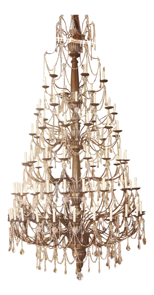 5th Ave Crystal Chandelier Design by Prestige Chandelier | Chandeliers by Custom Lighting by Prestige Chandelier. Item composed of metal and glass