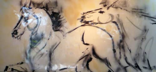 Open Range | Oil And Acrylic Painting in Paintings by Donna B Fine Art, Donna Bernstein, Artist | Galvanize - Phoenix in Phoenix. Item made of canvas with synthetic