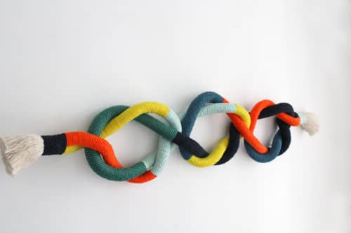 Rope Sculpture, Wall Hanging, Knot Wall Art, Gallery Wall | Wall Sculpture in Wall Hangings by Freefille