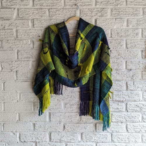 Art Scarf - Pick Your Poison | Art & Wall Decor by Aurore Knight Art. Item composed of wool in boho or contemporary style