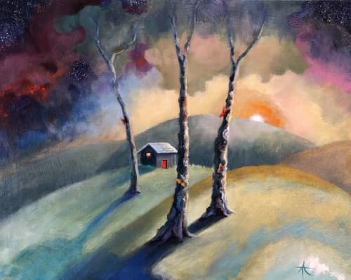 Home | Oil And Acrylic Painting in Paintings by Tarman Art. Item composed of canvas and synthetic