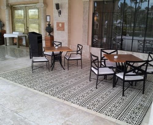 Classic Cement Tiles | Tiles by Avente Tile | La Tentazione in Norrmalm. Item made of cement