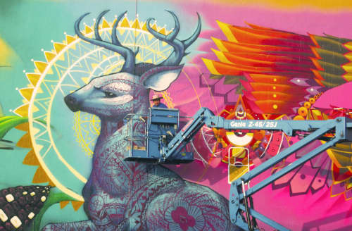 Frase SF honghikuri. | Street Murals by Frase Honghikuri. Item composed of synthetic