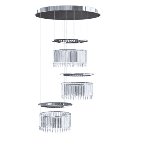 JR2033 LADY CRINOLINE CHANDELIER | Chandeliers by alanmizrahilighting | New York in New York. Item composed of steel
