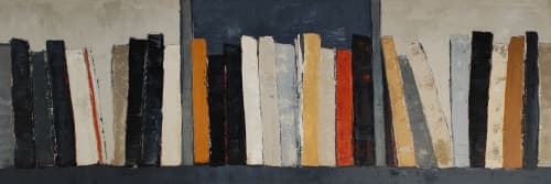 Lignes de pensée | Oil And Acrylic Painting in Paintings by Sophie DUMONT.. Item made of canvas compatible with minimalism and contemporary style