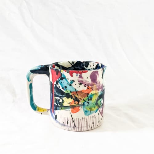 Wacky Mug | Drinkware by btw Ceramics. Item composed of ceramic