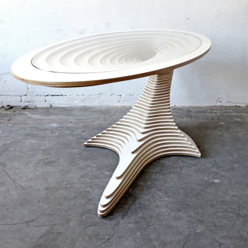 One Balance Desk - Layer Edition | Tables by Peter Qvist. Item made of birch wood & glass compatible with minimalism and contemporary style
