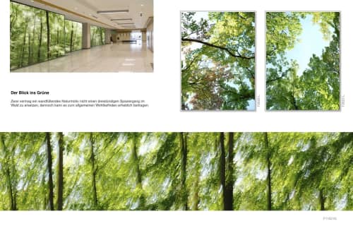 DreamLand_F1153_XL, forest panorama art | Photography by Rica Belna. Item composed of canvas & paper