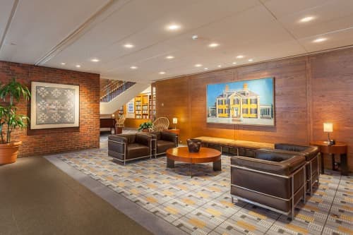 CT-91 Coffee Table and ET-93 End Table | Tables by Antoine Proulx Furniture, LLC | The Charles Hotel in Cambridge. Item made of wood & steel