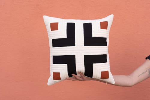 Four Corners Pillow | Pillows by Vacilando Studios. Item composed of cotton