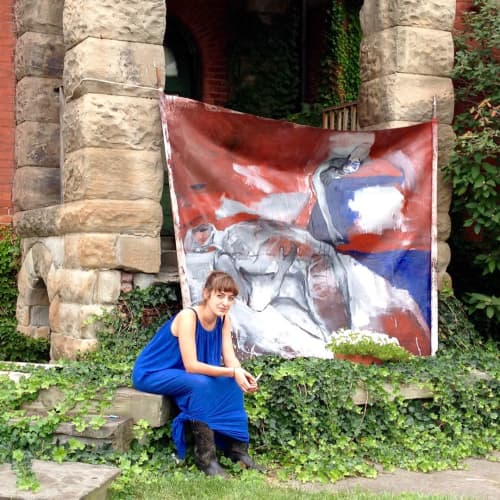 “Scroll IIII : Liminality” | Oil And Acrylic Painting in Paintings by Gabrielle Meyerowitz. Item composed of canvas