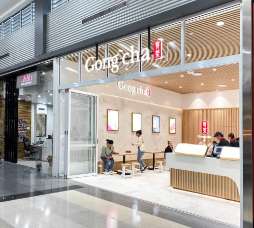 Gongcha North Lakes | Interior Design by Studio Hiyaku | Westfield North Lakes in North Lakes