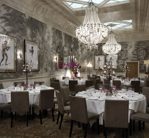 The Original Mud Chandelier | Chandeliers by Mud Studio, South Africa | Haymarket Hotel in London. Item made of steel & ceramic