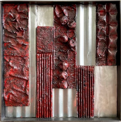 Elevation #4 (wall hanging) | Wall Sculpture in Wall Hangings by GREG MUELLER. Item made of aluminum