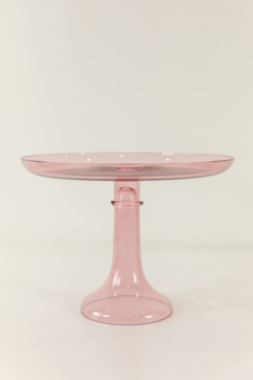 Estelle Cake Stand {Rose} | Tableware by Estelle Colored Glass