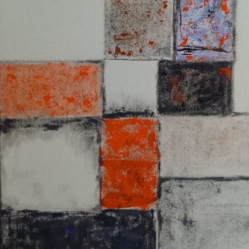 Evening | Oil And Acrylic Painting in Paintings by Arttake. Item made of canvas works with contemporary & industrial style