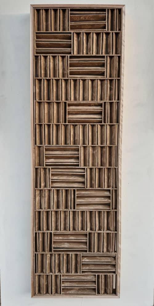 Let the Light In #1 | Decorative Objects by Aleksandra Zee. Item composed of wood in minimalism or contemporary style