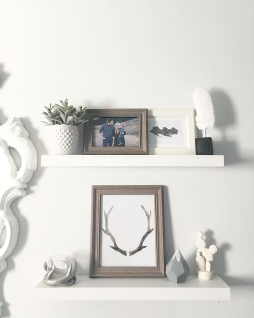 Antler Print | Prints by Kait De Wolff