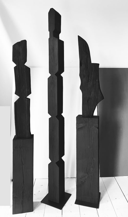 Untitled 122 | Sculptures by Neshka Krusche. Item made of wood compatible with minimalism and contemporary style