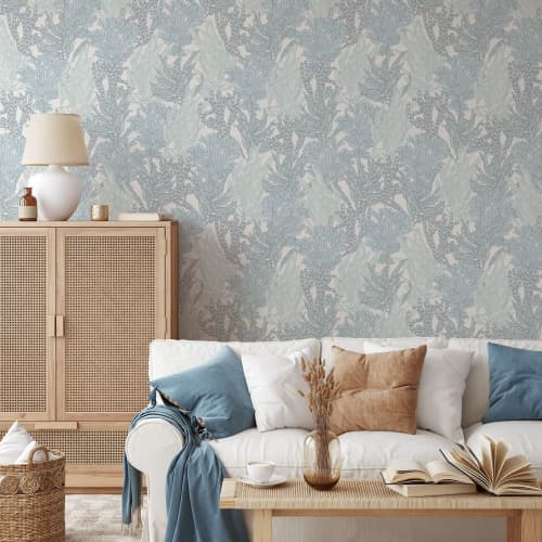 Sea Garden Wallpaper | Wall Treatments by Patricia Braune. Item made of paper