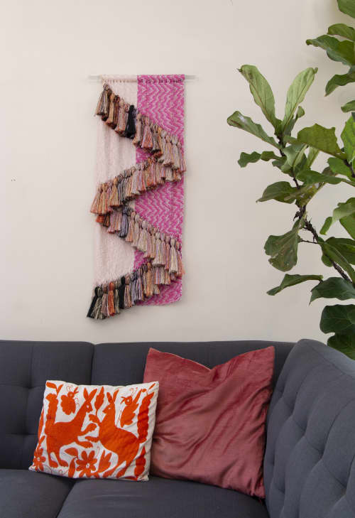 Hills and Valleys III | Tapestry in Wall Hangings by Kristy Bishop Studios. Item composed of cotton and fiber