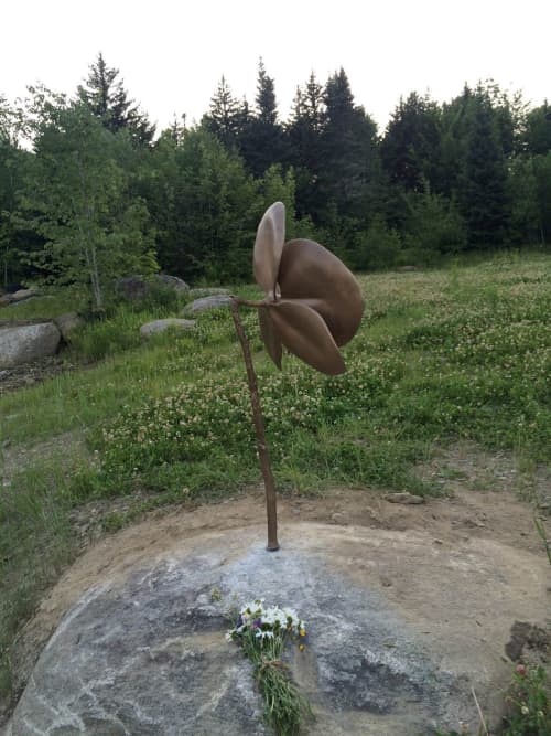 Orchid | Public Sculptures by Jim Sardonis. Item made of bronze