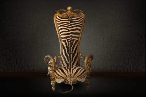 ZEBRULON | Wingback Chair in Chairs by Michel Haillard