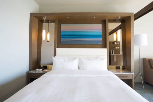 Pink Sunrise | Prints by Brent Broza | Shade Hotel in Redondo Beach. Item composed of metal