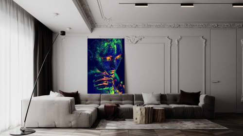 Black Light 57 | Prints by Burak Bulut YILDIRIM. Item made of paper