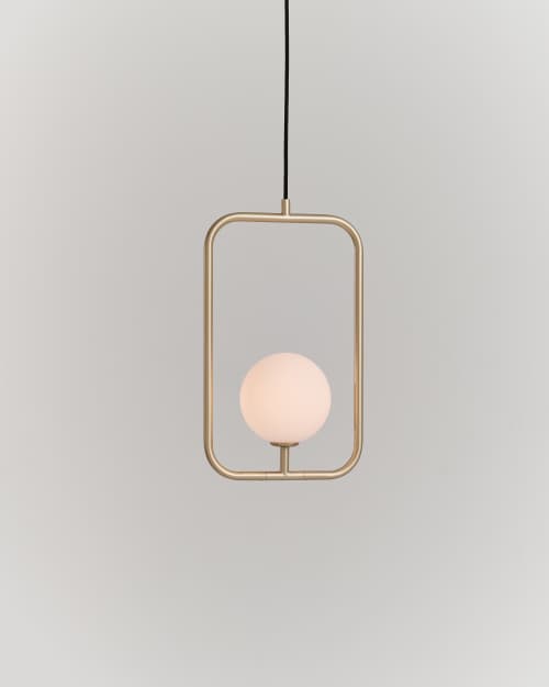 Sircle Pendant L | Pendants by SEED Design USA. Item composed of steel and glass in contemporary style
