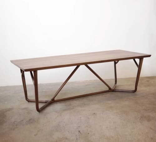 Maldives Table | Dining Table in Tables by Kokora. Item made of oak wood works with mid century modern & contemporary style