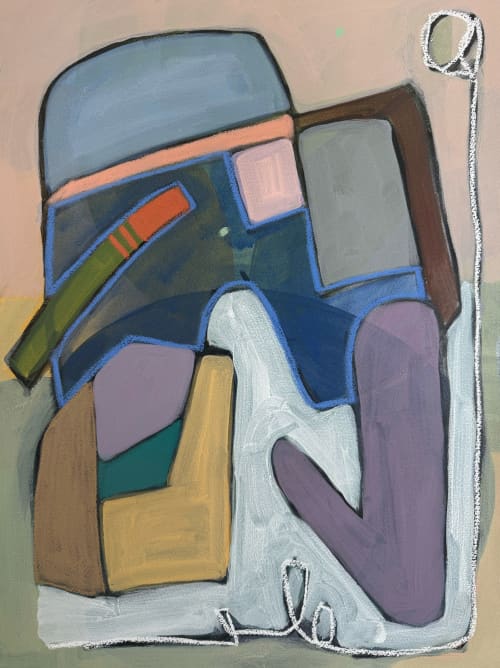 April Study #5, Original abstract painting by Rebekah Andrad | Paintings by Rebekah Andrade
