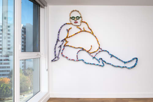 Barbies Boyfriend | Wall Sculpture in Wall Hangings by nick lopez. Item made of wood with synthetic